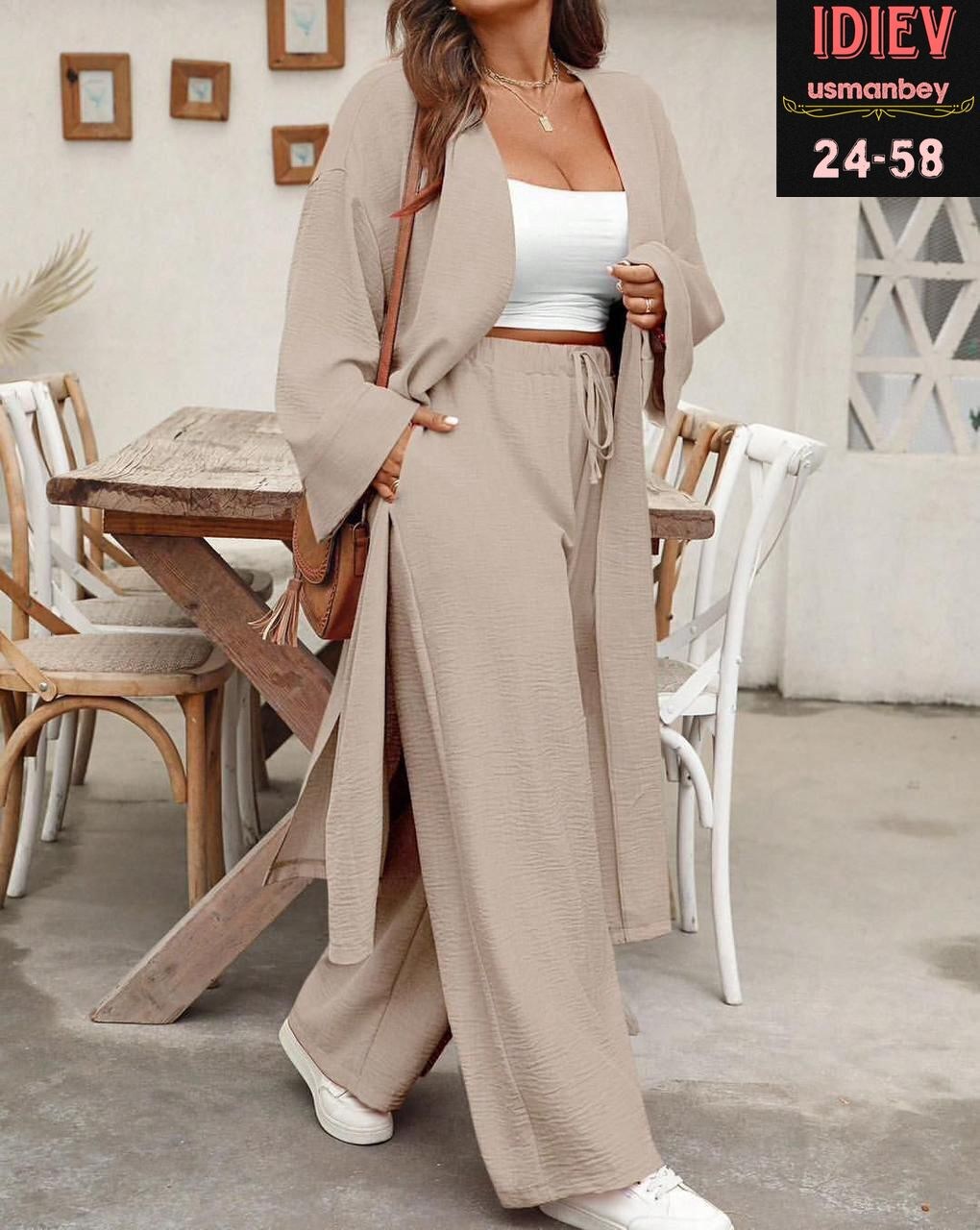 костюм женский брючный,костюм тройка женский,шифоновый брючный костюм,брючный комплект,женские костюмы