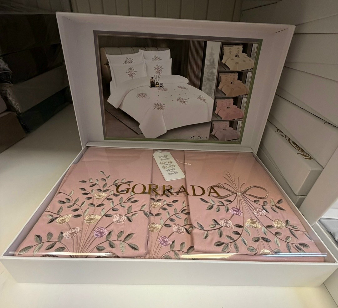 постельное белье dantela vita сатин с вышивкой,постельное белье arya deluxia сатин с вышивкой 2 сп. 200x220 jardin белый,постельное с вышивкой,постельное белье тм "dantela vita" серии "сатин с вышивко