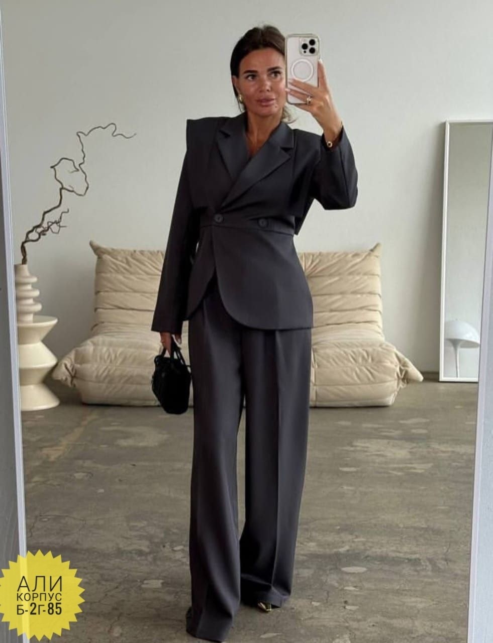 брючный костюм,серый брючный костюм,брючный костюм деловой с пиджаком sanro 322318520,серый костюм женский брючный,костюм женский брючный