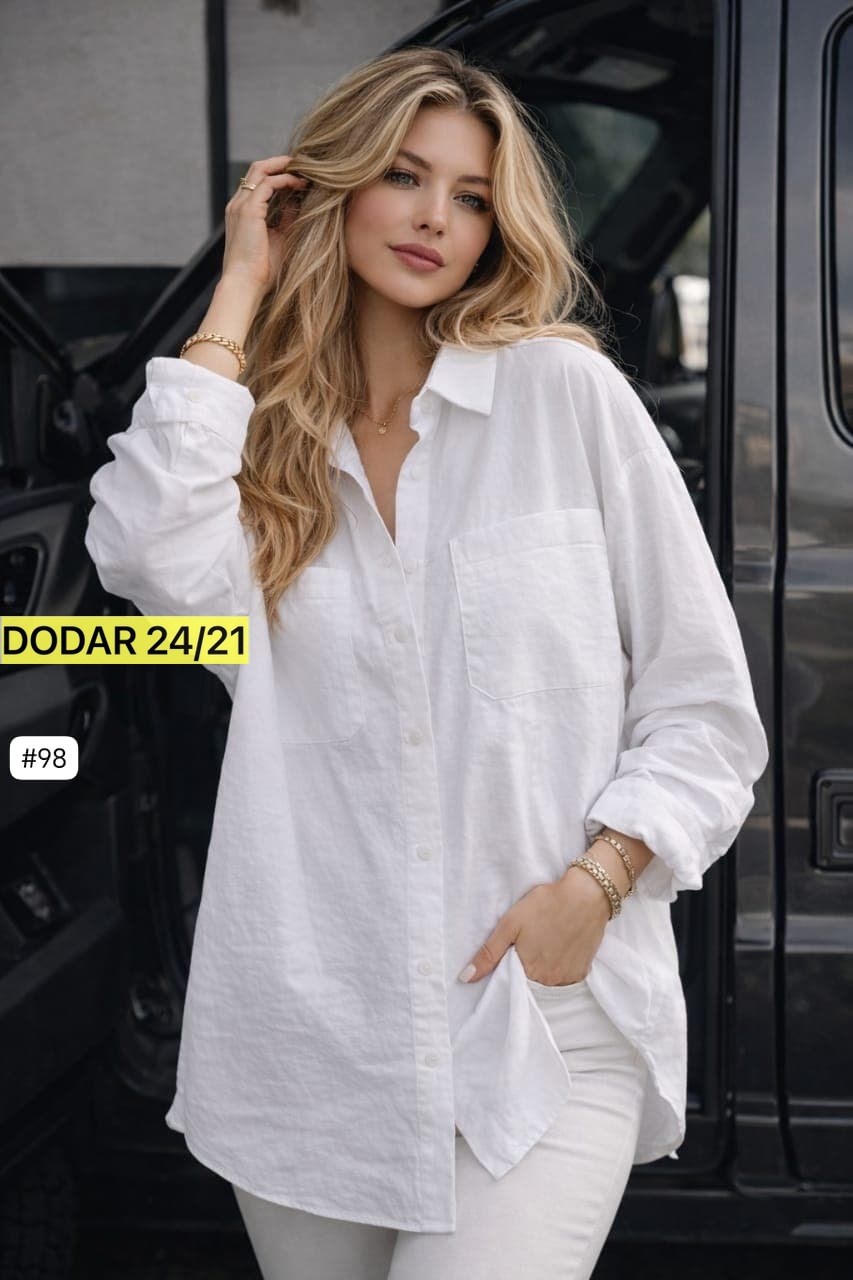 рубашка оверсайз с длинными рукавами the assem 68132204,рубашка женская,белая женская рубашка,льняная рубашка женская оверсайз,рубашка женская оверсайз с длинными рукавами the assem 68132204