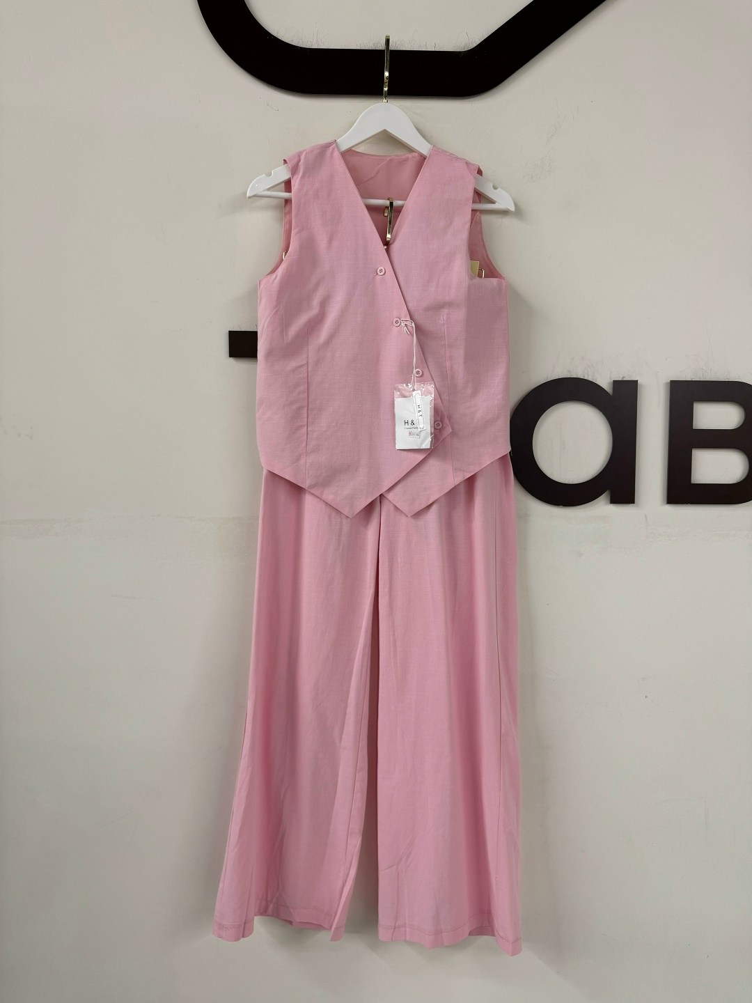 костюм летний льняной с жилетом и брюками trendyclo,костюм льняной брючный с жилетом,льняной костюм женский с жилеткой и брюками,брючный костюм,женский брючный костюм из двух предметов