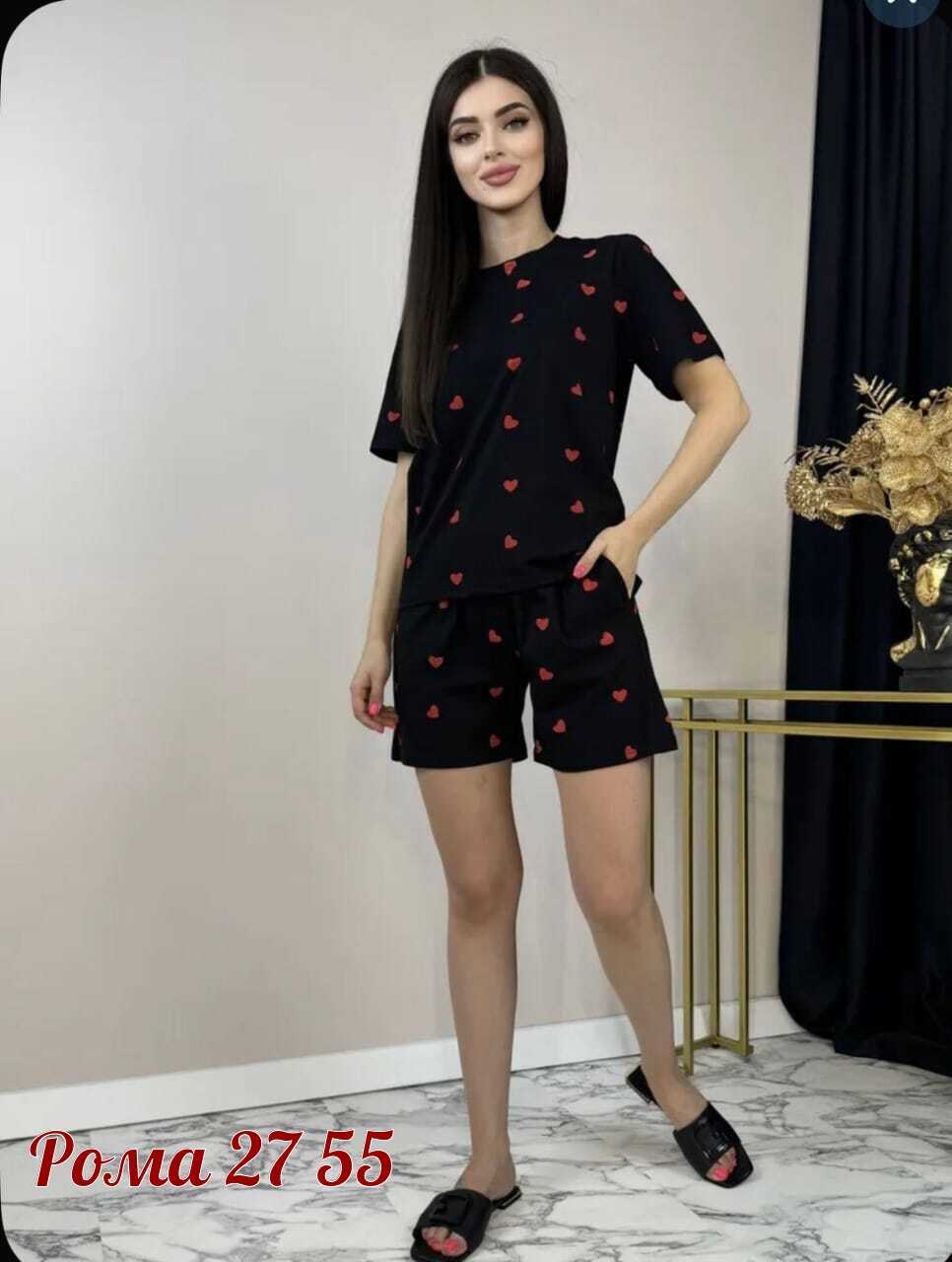 пижама женская,женская пижама с шортами,пижама женская с шортами и футболкой,пижама женская для дома,пижама