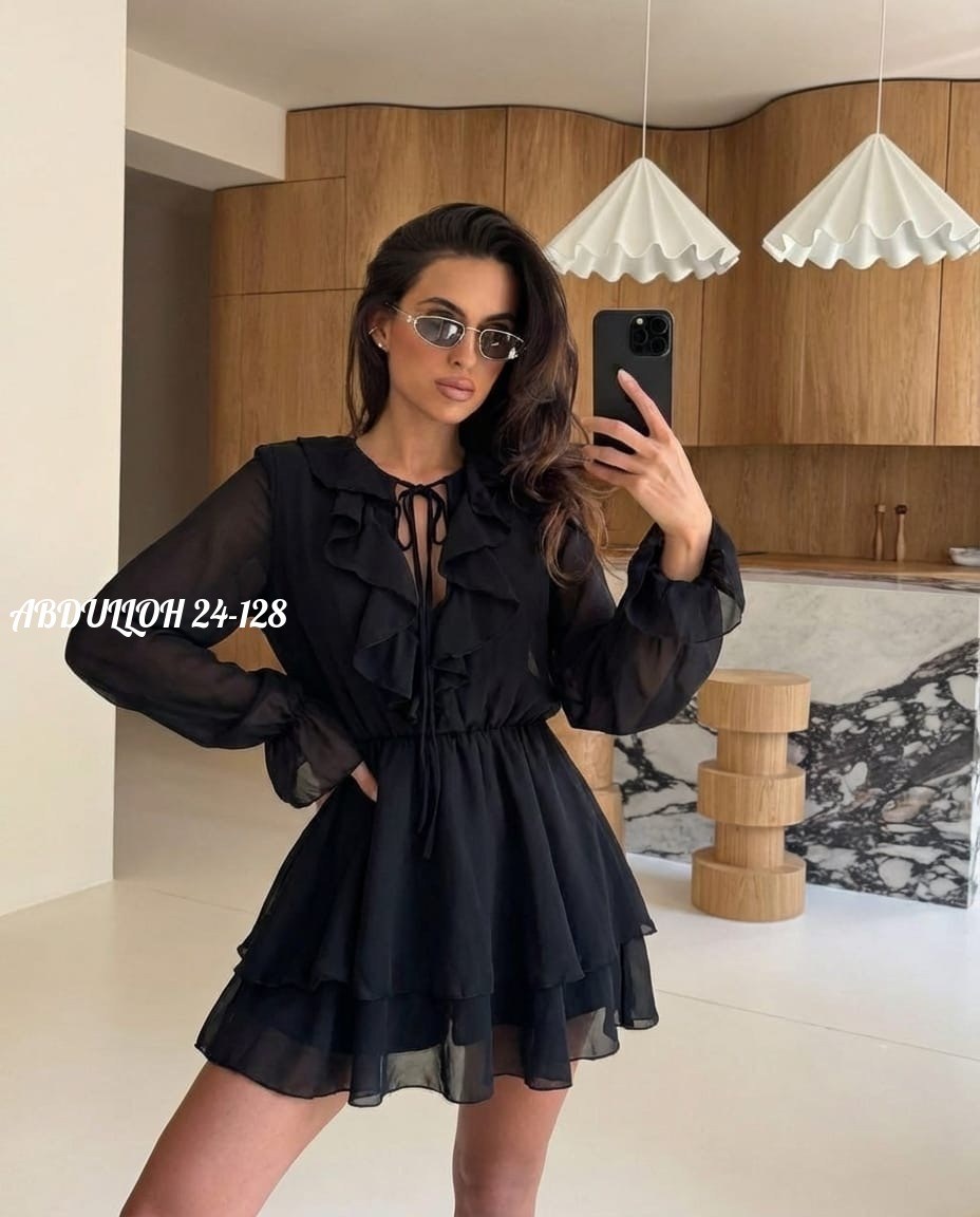 платье шифон,шифоновое платье,платье женской,платье,черное шифоновое платье