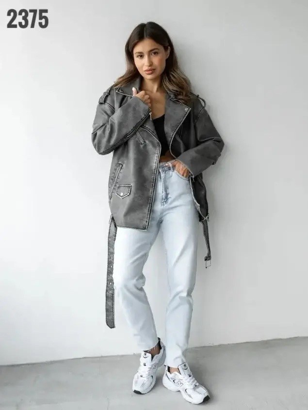 косуха серая винтажная куртка кожаная оверсайз aftfbasic,косуха кожаная женская куртка оверсайз,косуха кожаная серая винтажная куртка оверсайз mony,косуха серая винтажная куртка кожаная оверсайз,косух