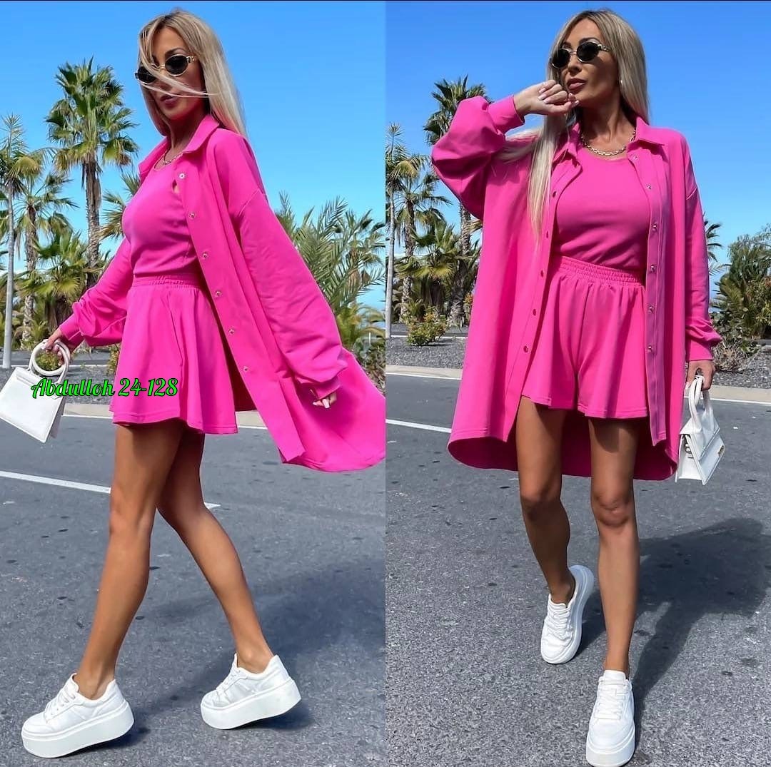 женский костюм с шортами, ,модная ,костюм тройка женский,женские костюмы