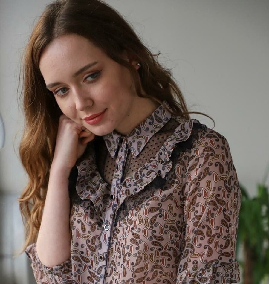 женская блузка,блуза,модные блузы,блузка с оборками,блузка бохо