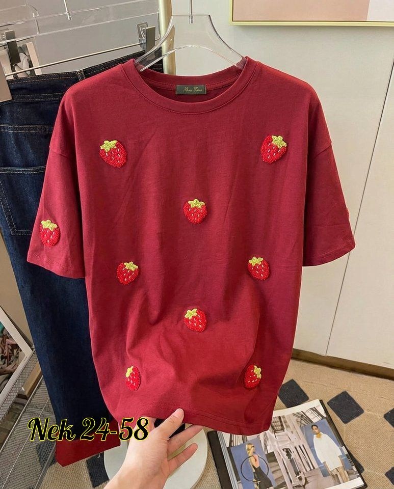 футболки женская,футболка клубника белая,летние футболки,футболка с клубникой,футболка с принтом клубника