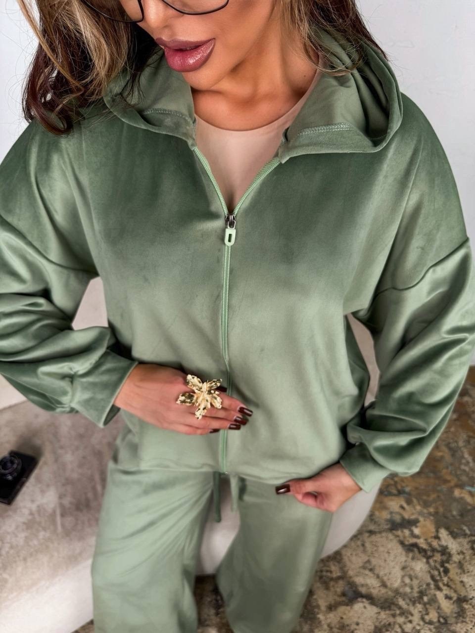 костюм велюровый с брюками палаццо,костюм велюровый бархатный с капюшоном и брюками палаццо zakiya shop,костюм велюровый с брюками,велюровый костюм,велюровый брючный костюм kapsa shop