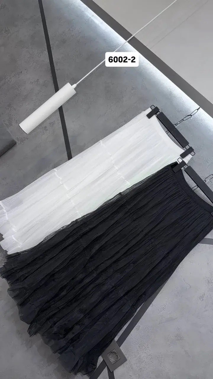 юбка средней длины,юбка с оборками,юбка,шифоновая женская юбка,шифоновая юбка