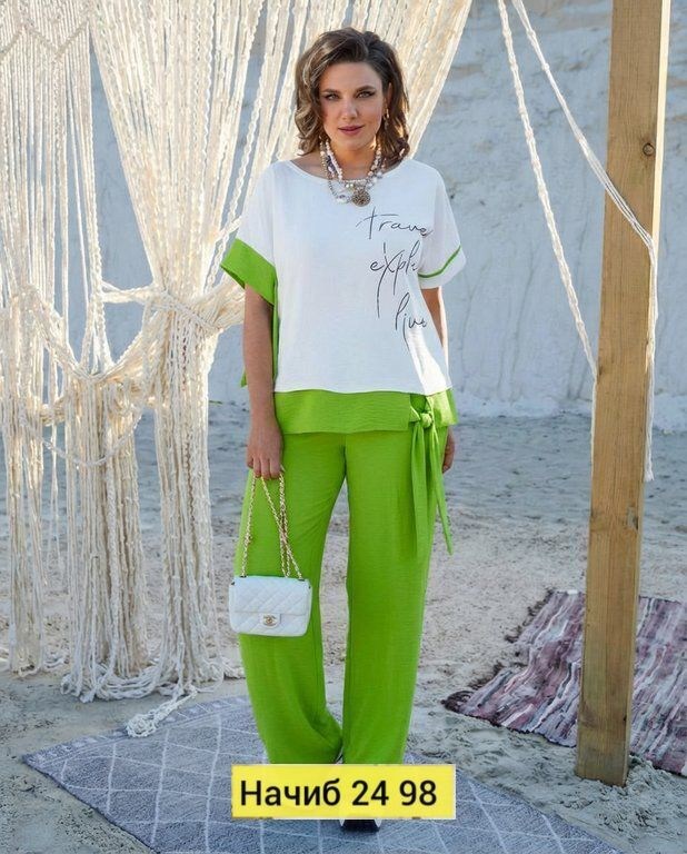 летние костюмы женские,костюм vittoria queen 24783 двойка бирюзовый,летний брючный костюм женский 2025,летний брючный костюм,костюм с брюками