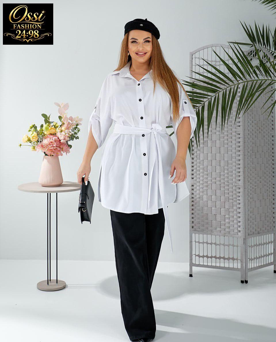 женская блузка,женские блузки больших размеров,стильная рубашка,рубашка свободная,брючный комплект
