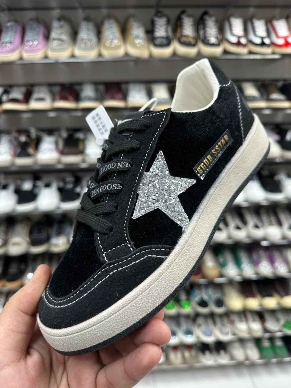 ,кеды golden goose,кеды голден гус,черные кеды,повседневная