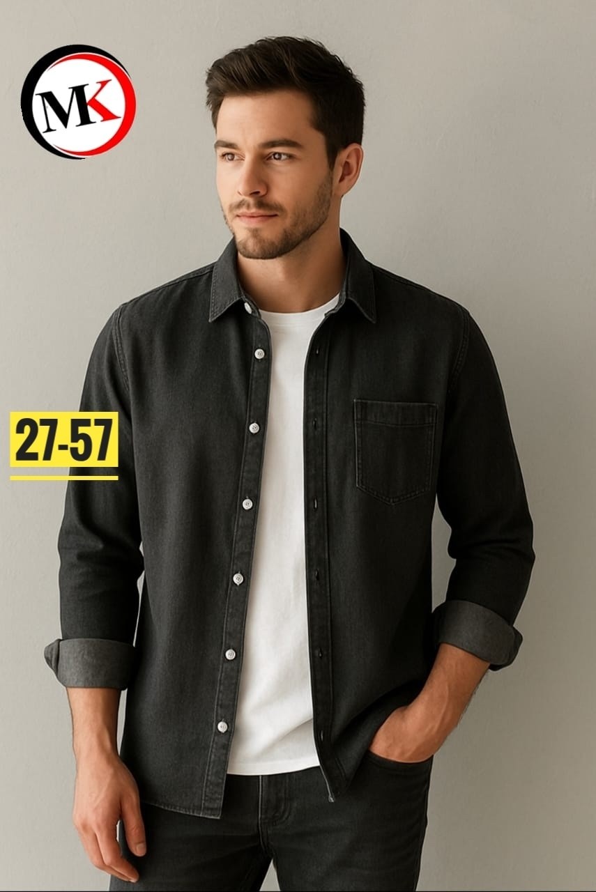 мужская джинсовая рубашка,облегающая джинсовая синяя мужская рубашка с длинным рукавом и одним карманом с клапаном tudors,джинсовая рубашка,джинсовая рубашка мужская с длинным рукавом,рубашка мужская