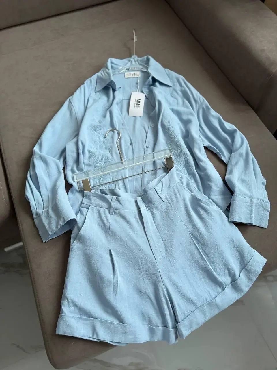 костюм женский с рубашкой,комплект костюм,костюм шорты и рубашка,костюм двойка летний женский с рубашкой и шортами,стильные женские костюмы