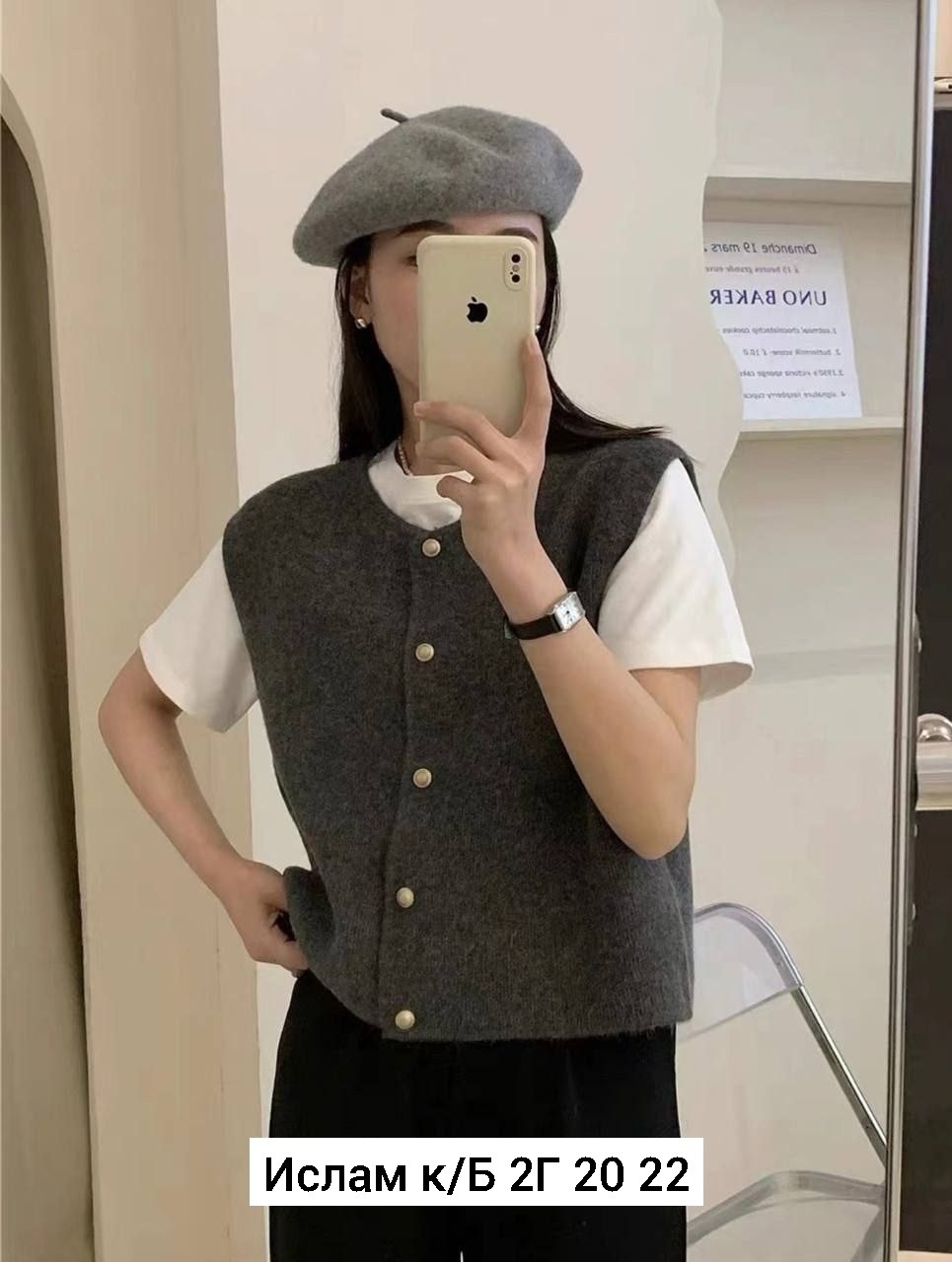 жилет вязаный женский,стильный вязаный жилет из кашемира,жилет вязаный женский на пуговицах темно-серый,вязаный жилет,трикотажный жилет