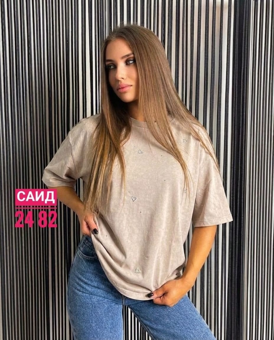 футболки женская оверсайз,женская футболка,женская футболка оверсайз со стразами,футболка оверсайз,футболка женская оверсайз варенка