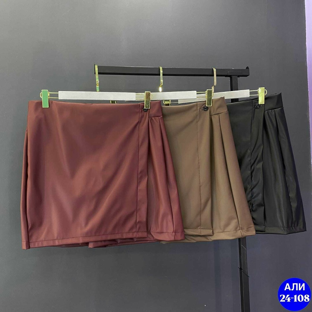 юбка-шорты женские для полных,юбка из экокожи,кожаная юбка больших размеров,юбка,шорты для полных женщин