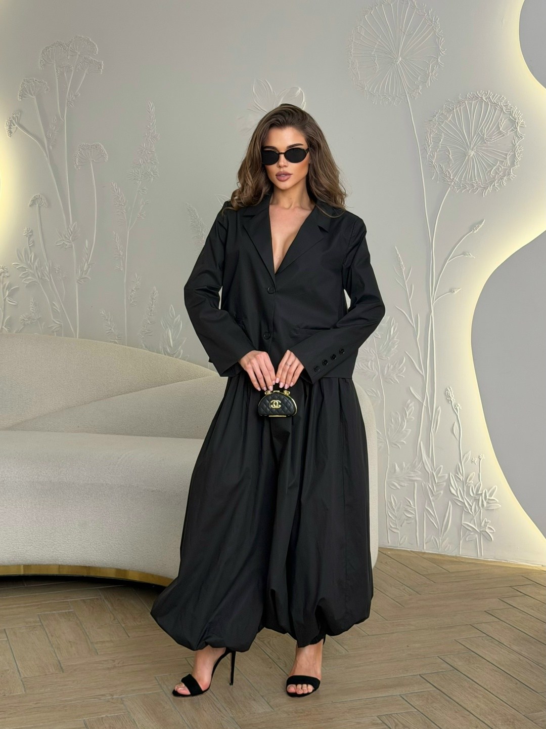 брючный костюм черный,костюм атласный женский брючный в пижамном стиле,костюм классический,костюм женский,брючный костюм женский