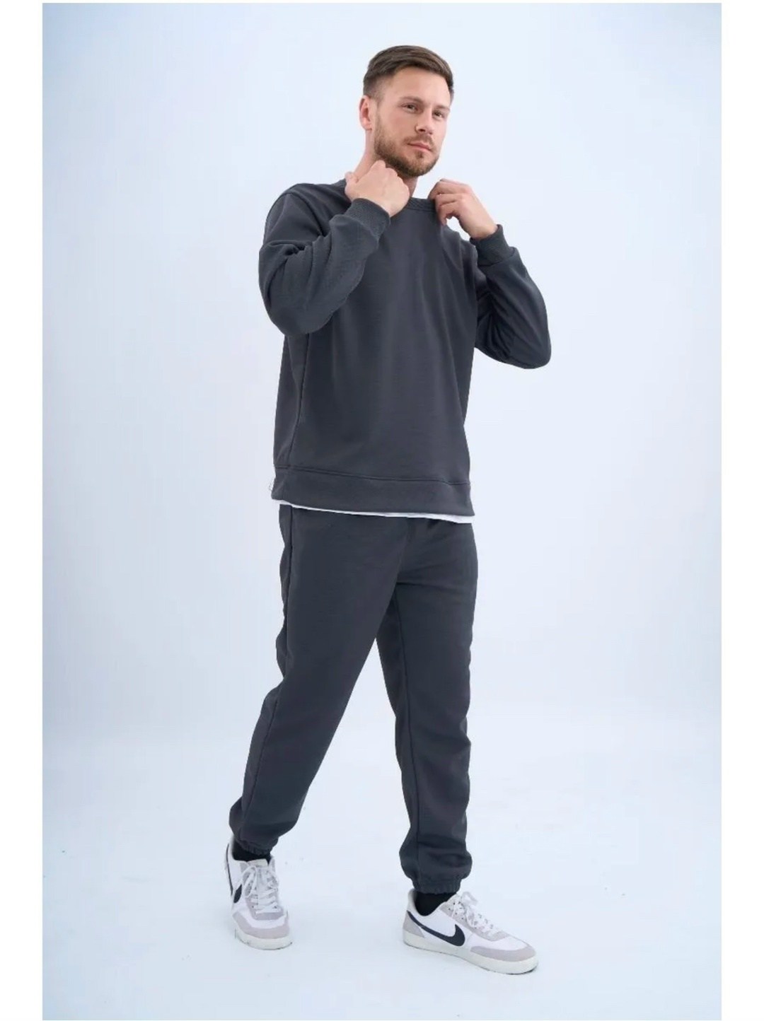 айсберг костюм мужской футер 2х нитка (серый),костюм спортивный,мужские свитшоты,мужской спортивный костюм,костюм мужской