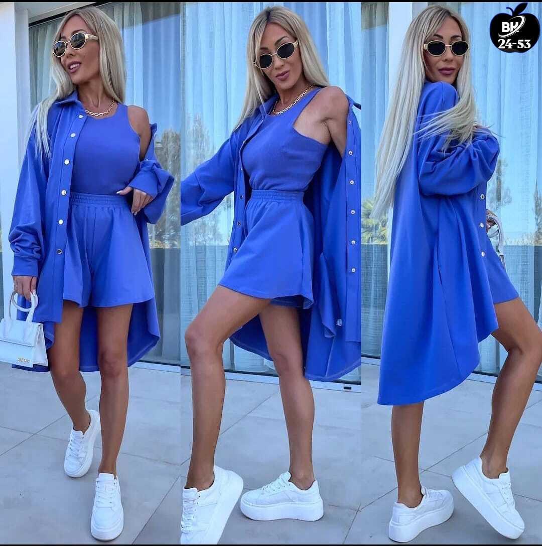 женский костюм с шортами, ,модная ,женские костюмы,костюм розово