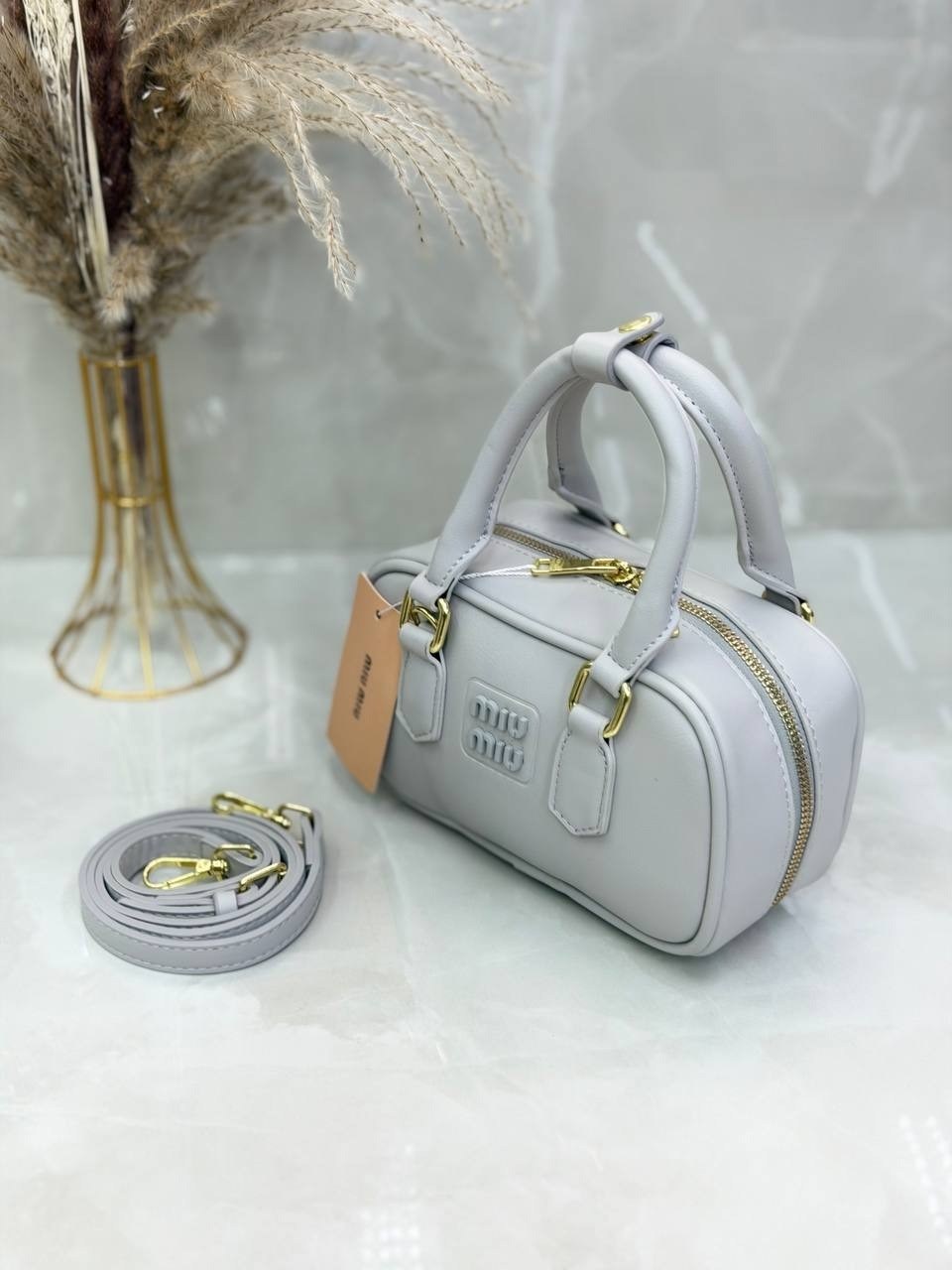 сумка женская miu miu,сумка miu miu,сумка,сумка женская,женская кожаная сумка miu miu arcadie mini белая