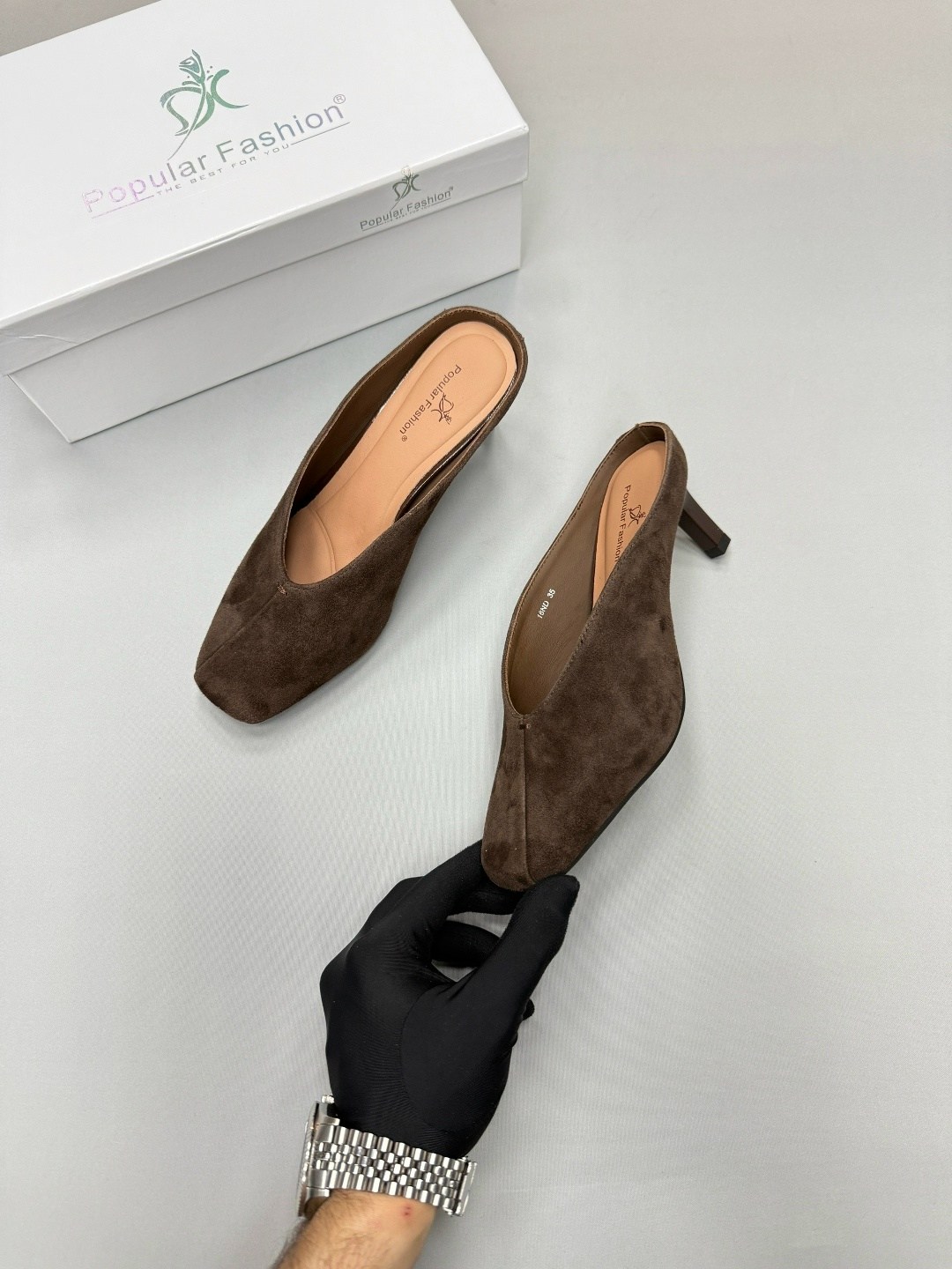 ,замшевые мюли,мюли на каблуке,женская ,босоножки летние