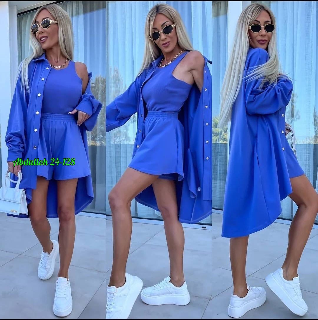 женский костюм с шортами, ,модная ,костюм тройка женский,женские костюмы