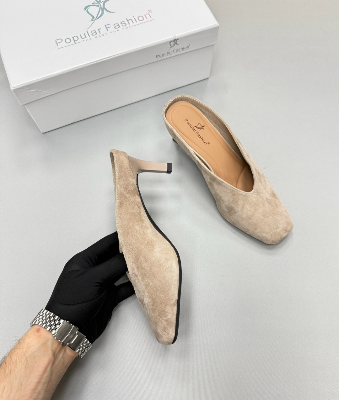 ,замшевые мюли,мюли на каблуке,женская ,босоножки летние