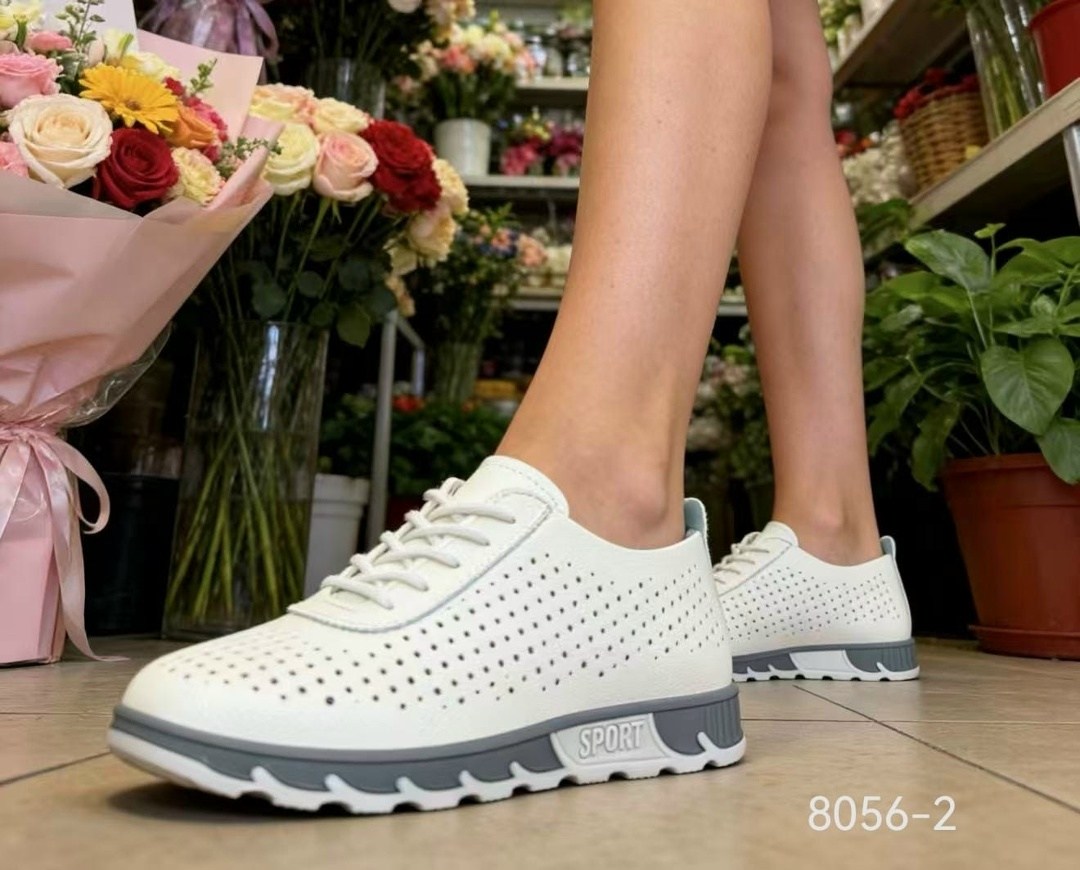,кроссовки женскиe,кеды весенние женские,мокасины с перфорацией, женская
