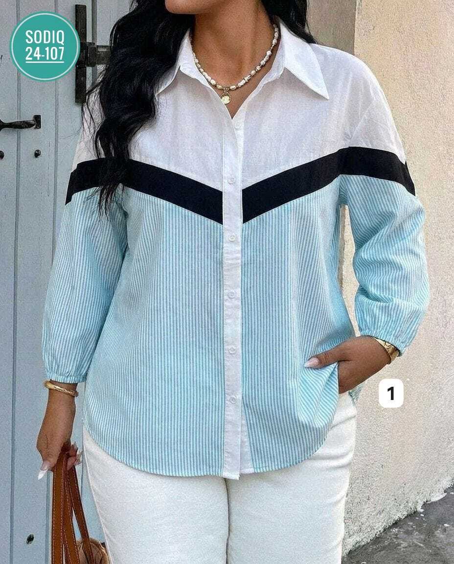 женская рубашка,женская рубашка в полоску,женские блузки,блузка элегантная,рубашка для полных