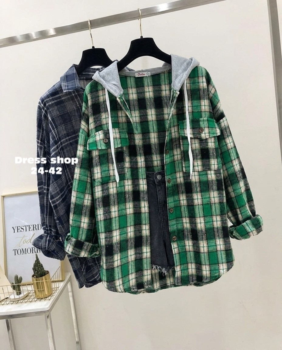 клетчатая рубашка с капюшоном,рубашка с капюшоном,рубашка в клетку с капюшоном,рубашка в клетку теплая с капюшоном,рубашка женская в клетку с капюшоном