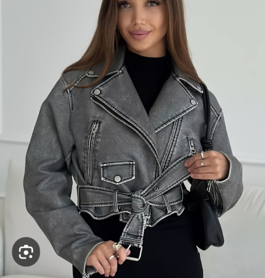 куртка косуха из экокожи,косуха винтажная куртка кожаная oversize серая mony,куртка косуха,кожаная куртка косуха серая винтаж короткая,косуха кожаная серая винтажная куртка оверсайз лето 2025 monyken