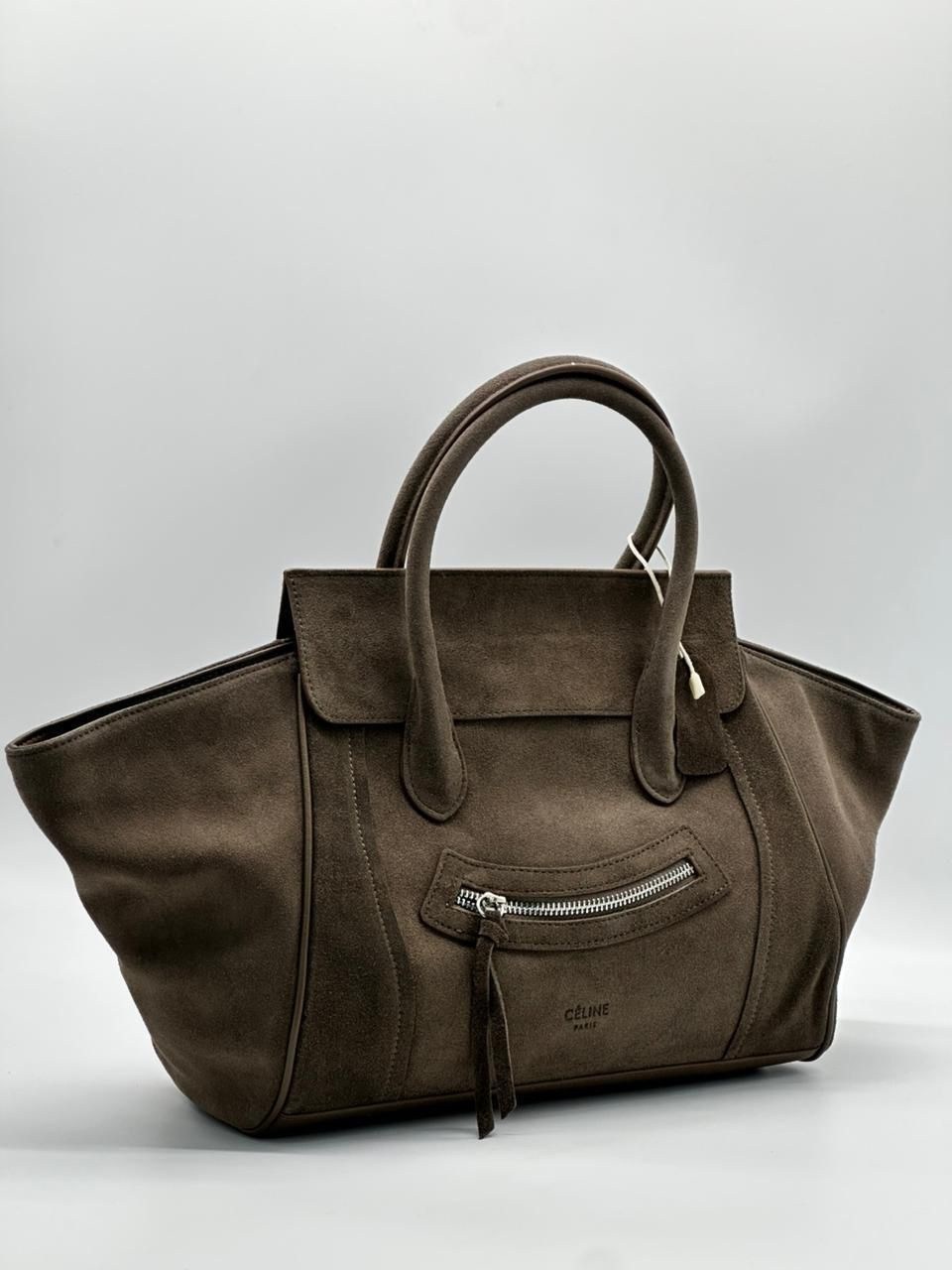 сумка celine,сумка замшевая,celine suede phantom bag,сумка женская celine,celine phantom suede