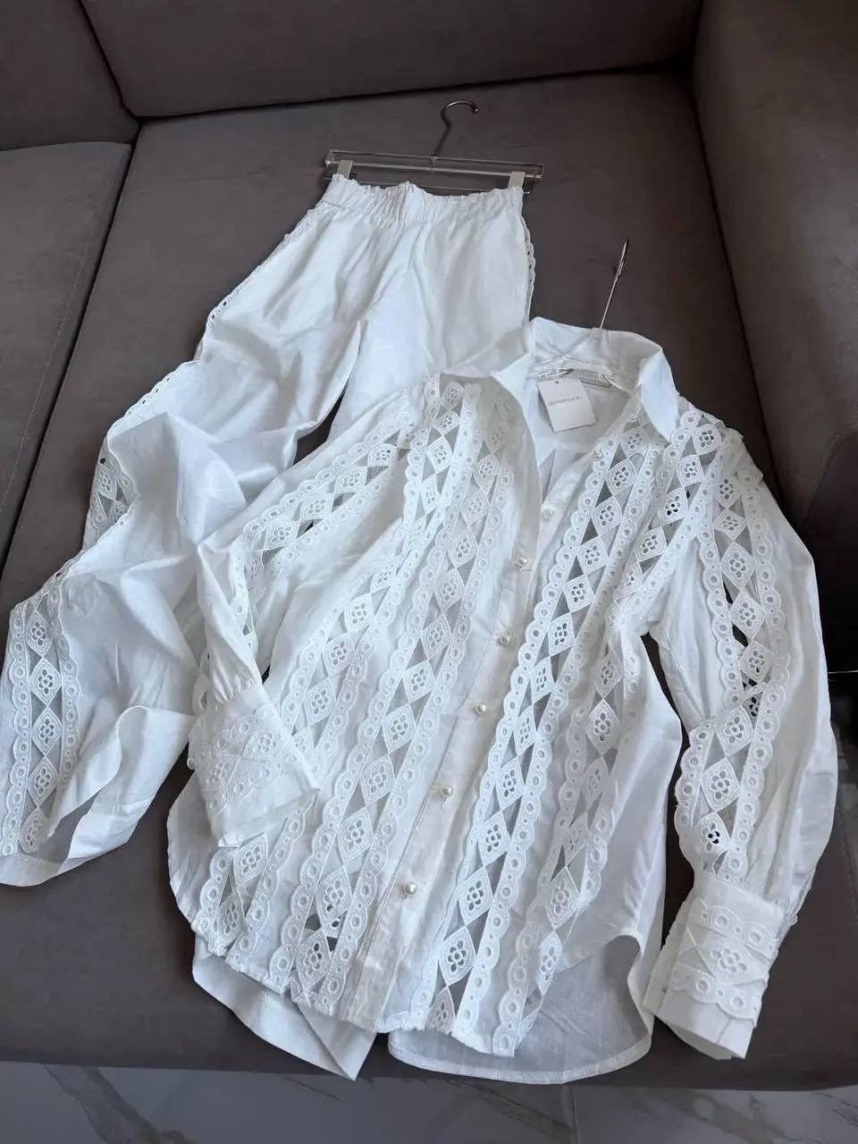 блузка с кружевами,комплект костюм,кружевная рубашка,блузка винтажная,повседневная блуза