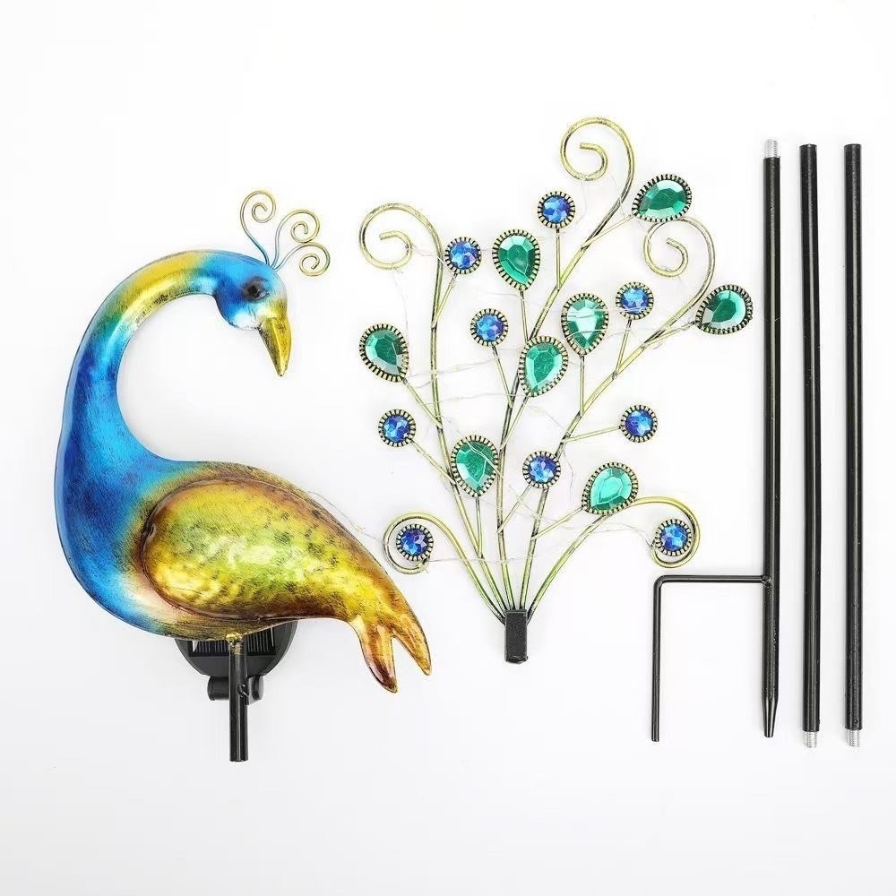 павлин,светильник для сада,peacock светильник,фонари для сада,садовые светильники