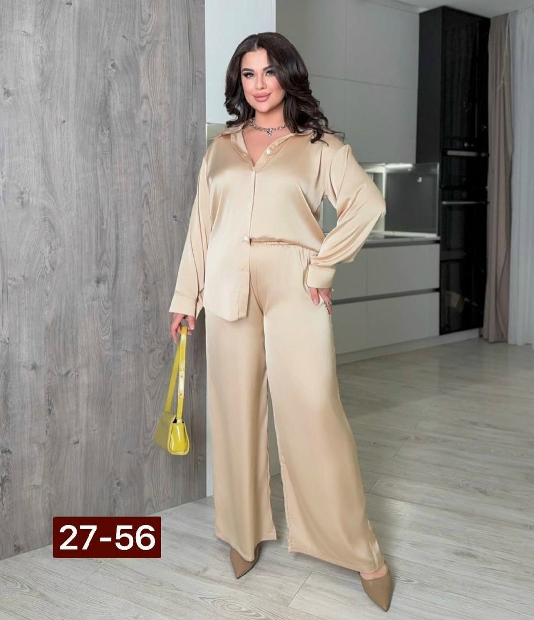 атласный костюм женский брючный,костюм брючный атласный шелковый в пижамном стиле,брючный костюм женский свободного кроя шелковый,брючный костюм,брючный костюм к5-5038/9