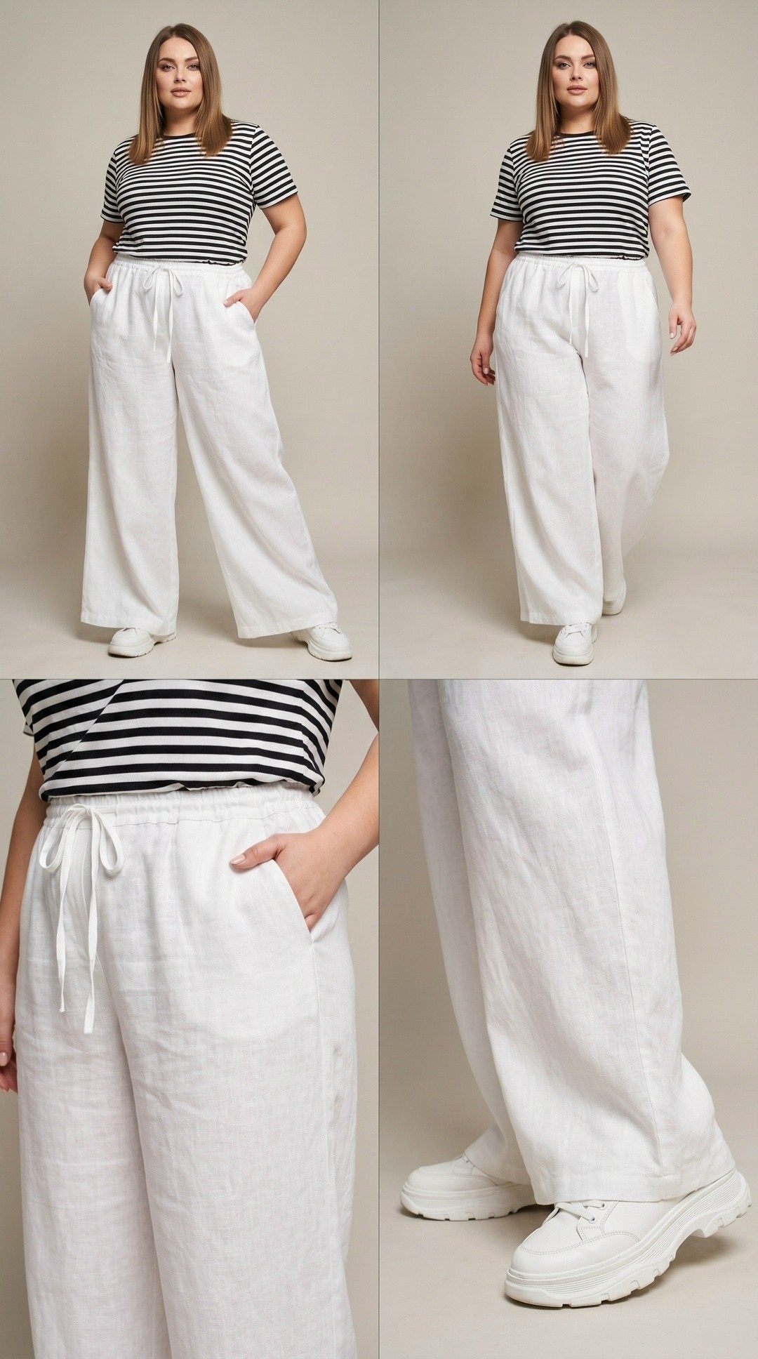 брюки льняные,красные брюки палаццо,брюки с широкими штанинами,широкие брюки,брюки женские