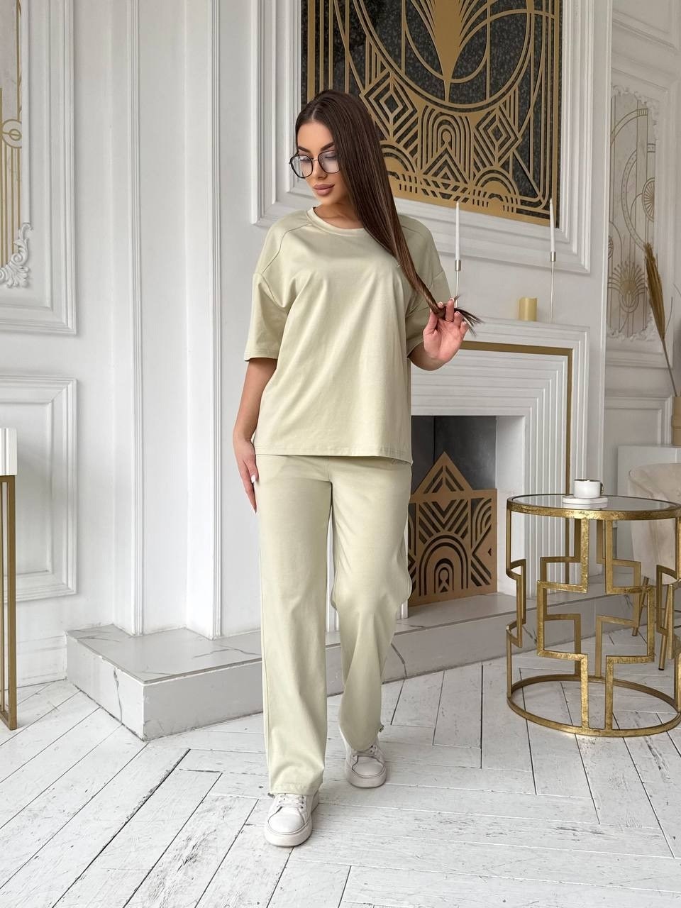 костюм женский,костюм трикотажный,голубой костюм,стильные костюмы,летние костюмы