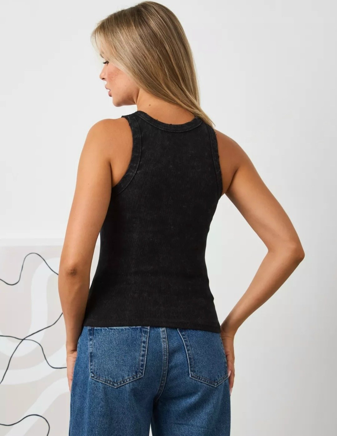 топ в рубчик черный,женская майка,топ в рубчик,топ женский,майка для женщин