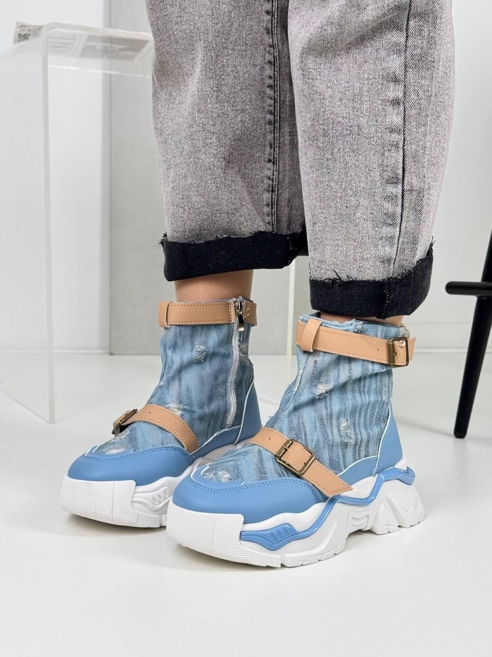 ,джинсовые ботинки,кроссовки джинсовые,ботинки женские,ботинки kari женские размер 38 цвет джинсовый