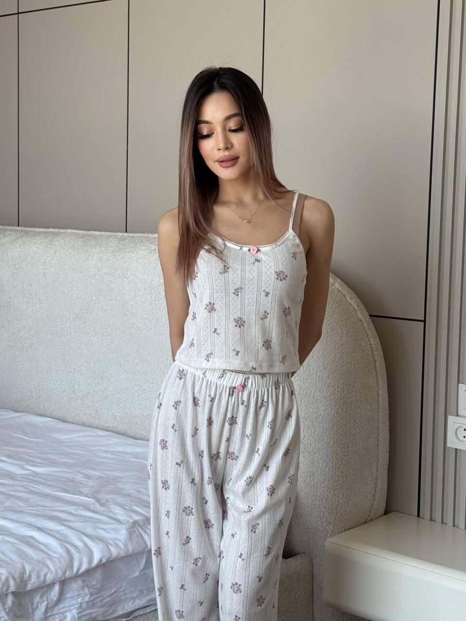 пижама женская,пижама для женщин,комплект пижама,женская пижама с брюками,пижама с брюками