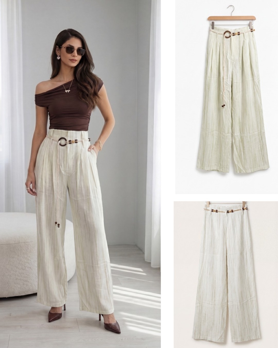 трикотажные брюки палаццо,брюки палаццо,широкие брюки,брюки бежевые,брюки свободные