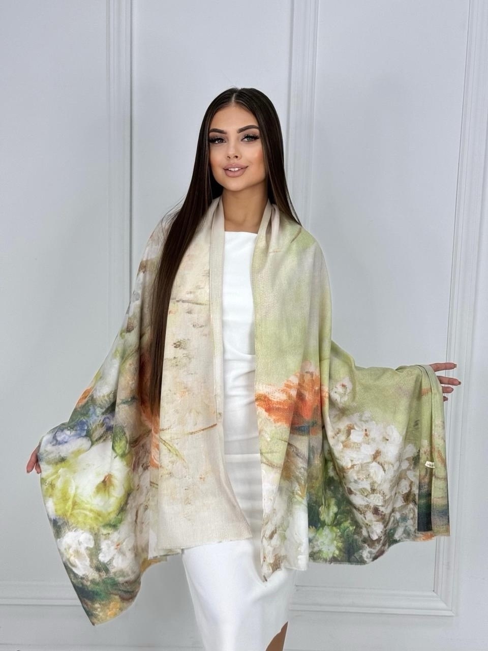 палантин шарф женский кашемировый тёплый,палантин женский,палантин теплый,палантин,палантин шарф женский