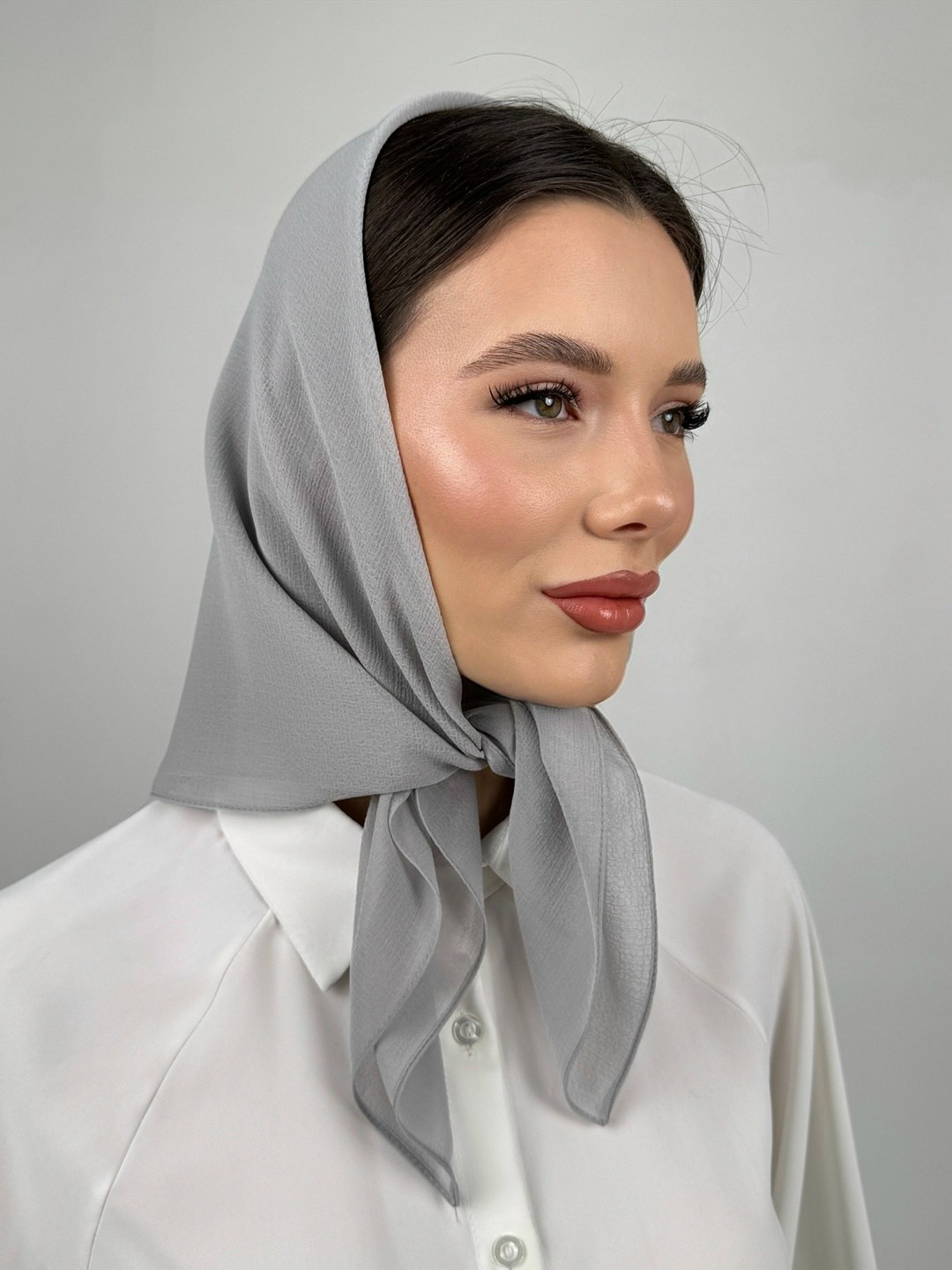 платок шелковый на голову шею,шелковый женский платок,женские платки,платок шифоновый,платки косынка