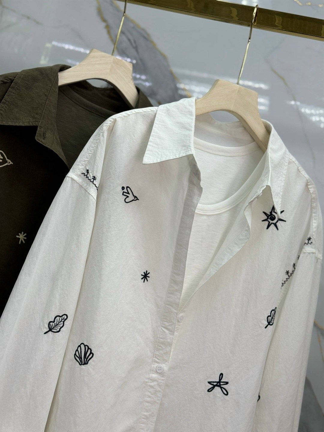 рубашка с вышивкой,рубашка женская,рубашка с принтом,рубашка винтажная,рубашка свободного кроя