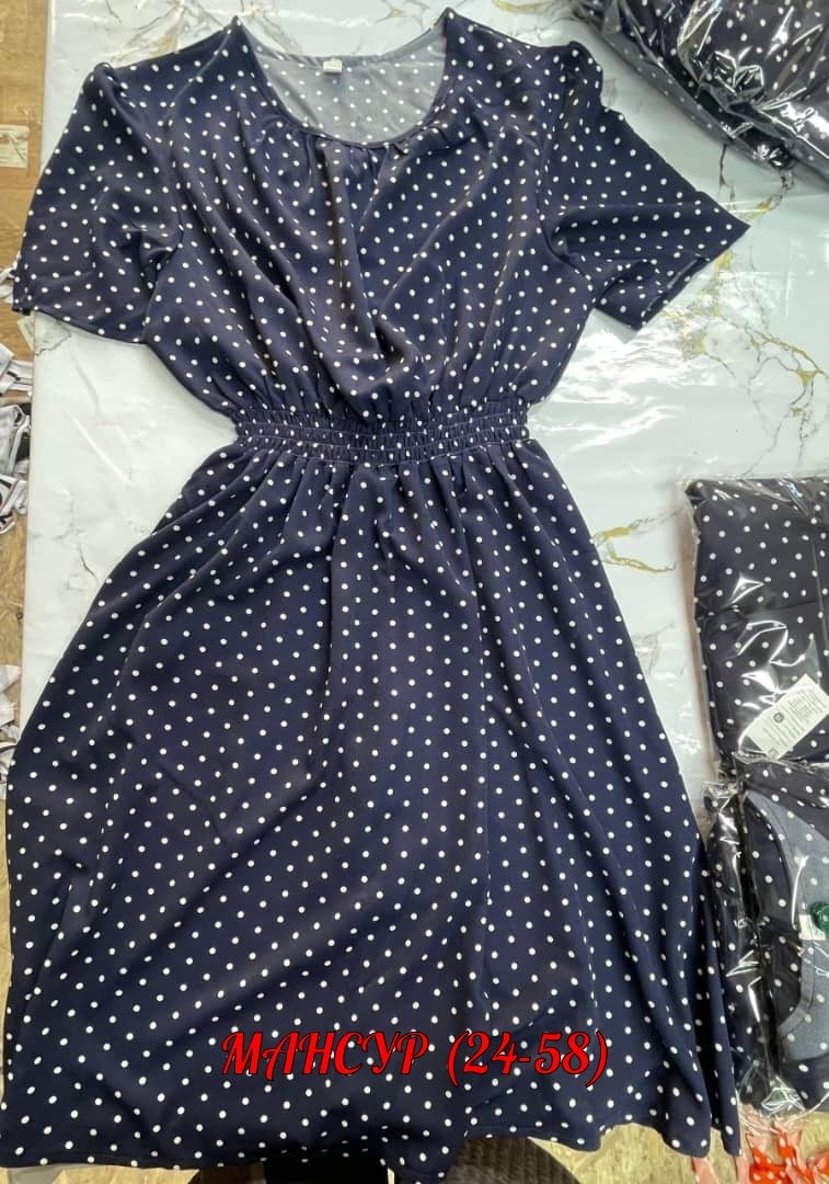 женское платье в горошек,платья женские летние больших размеров в горошек,платье больших размеров в горошек,платье на полных женщин,платья большие размеры