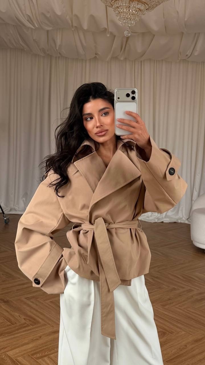 тренч укороченный slavalook brand,плащ massimo dutti тренч укороченный,тренч бежевый,тренч,короткий тренч