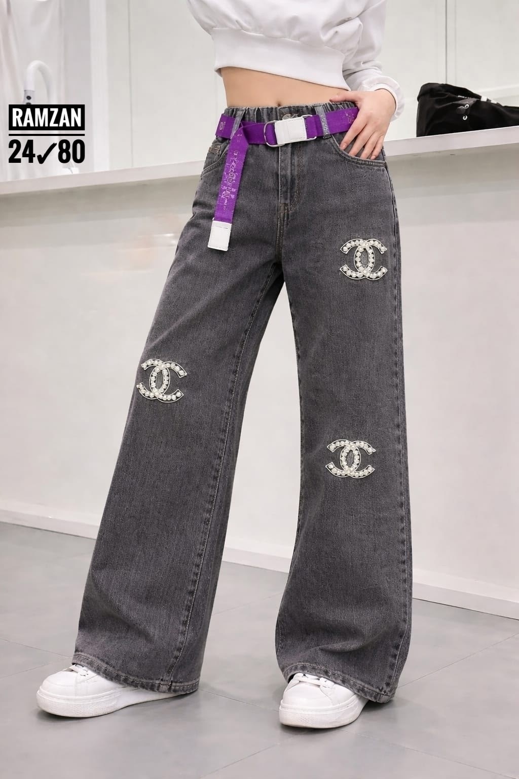 джинсы chanel,джинсы шанель,джинсы женский chanel бело-синий,женские джинсы,джинсы шанель с лого