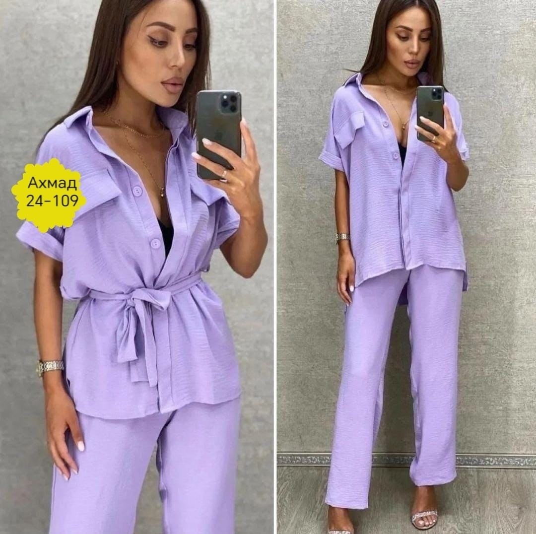 костюм жатка женский летний брючный,женские летние костюмы,летний брючный женский костюм,костюм женский,брючный костюм женский