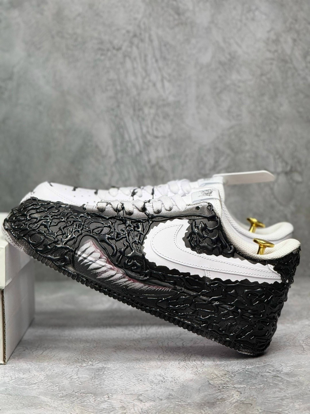 кроссовки найк веном,кроссовки,nike airforce 1 venom customize shoes,кроссовки nike,nike air force 1